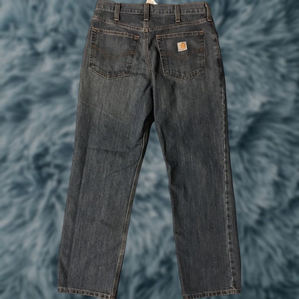 Carhartt VINTAGE Carhartt Relaxed Jeans 32/30 Men Blue 90s Grunge Biker Western USA Rock Motorcycle Jeans Carpenter Style Size US 32 / EU 48 - 1 Thumbnail