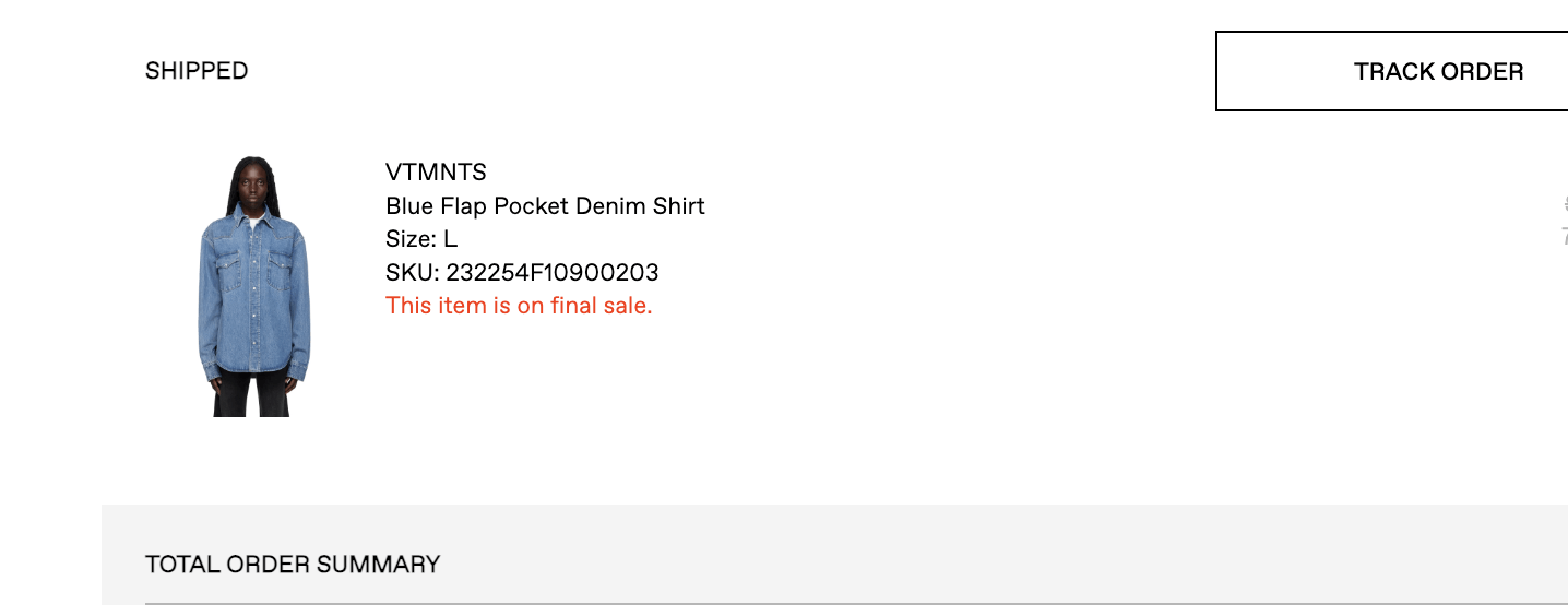 VTMNTS VTMNTS Western Denim Shirt Size US L / EU 52-54 / 3 - 11 Thumbnail