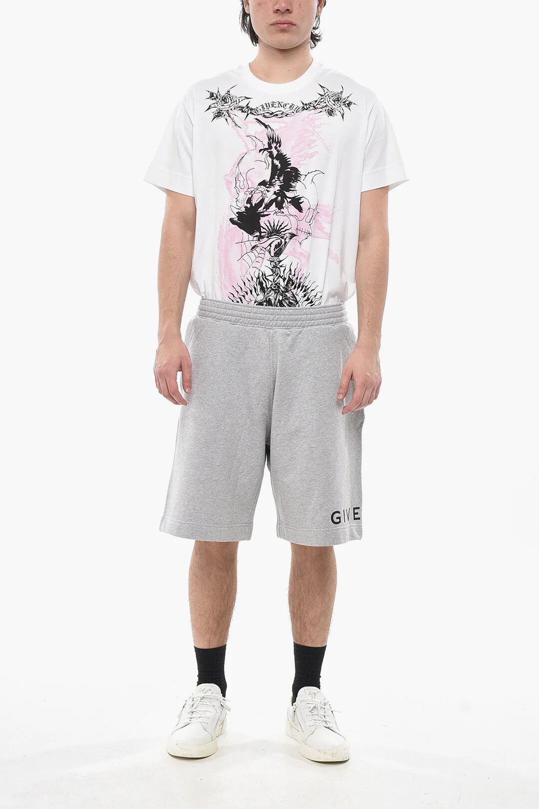 Givenchy og1mm0326 Solid Fleece Short in Grey Size US 36 / EU 52 - 4 Thumbnail