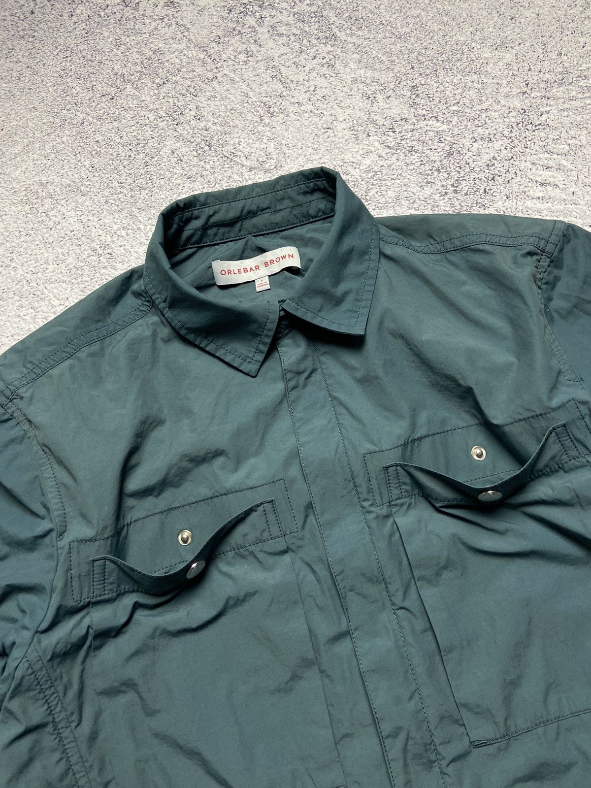 Orlebar Brown Orlebar Brown Metal Jacket Nylon Overshirt Designed Style Size US S / EU 44-46 / 1 - 8 Thumbnail
