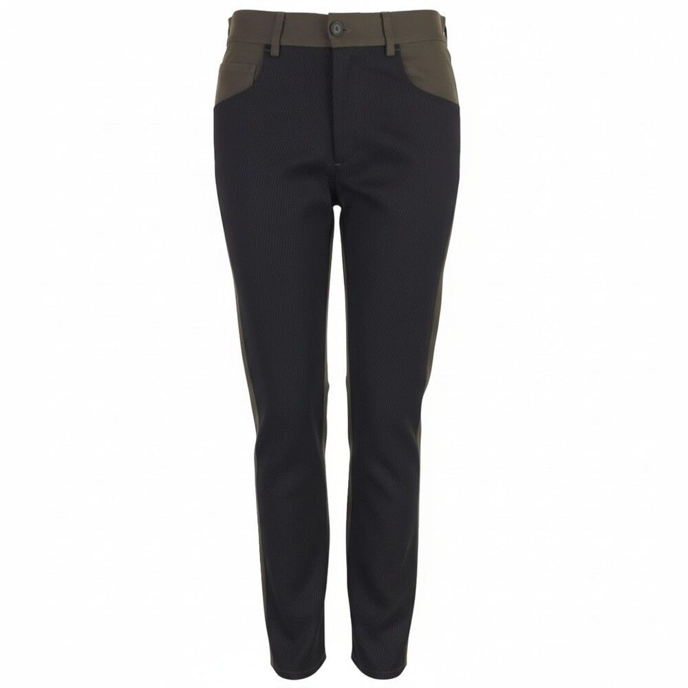 Yang Li Yang Li 5 Pocket Contrast Trousers Size 46 US 30 S Mens Bla Size US 30 / EU 46 - 2 Thumbnail
