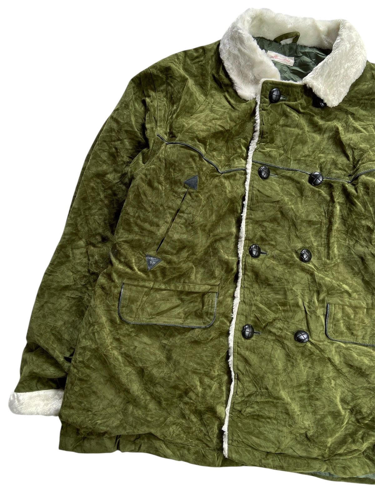 Japanese Brand MARVELOUS FAUX FUR MULTI POCKET WINTER JACKET Size US XL / EU 56 / 4 - 3 Thumbnail