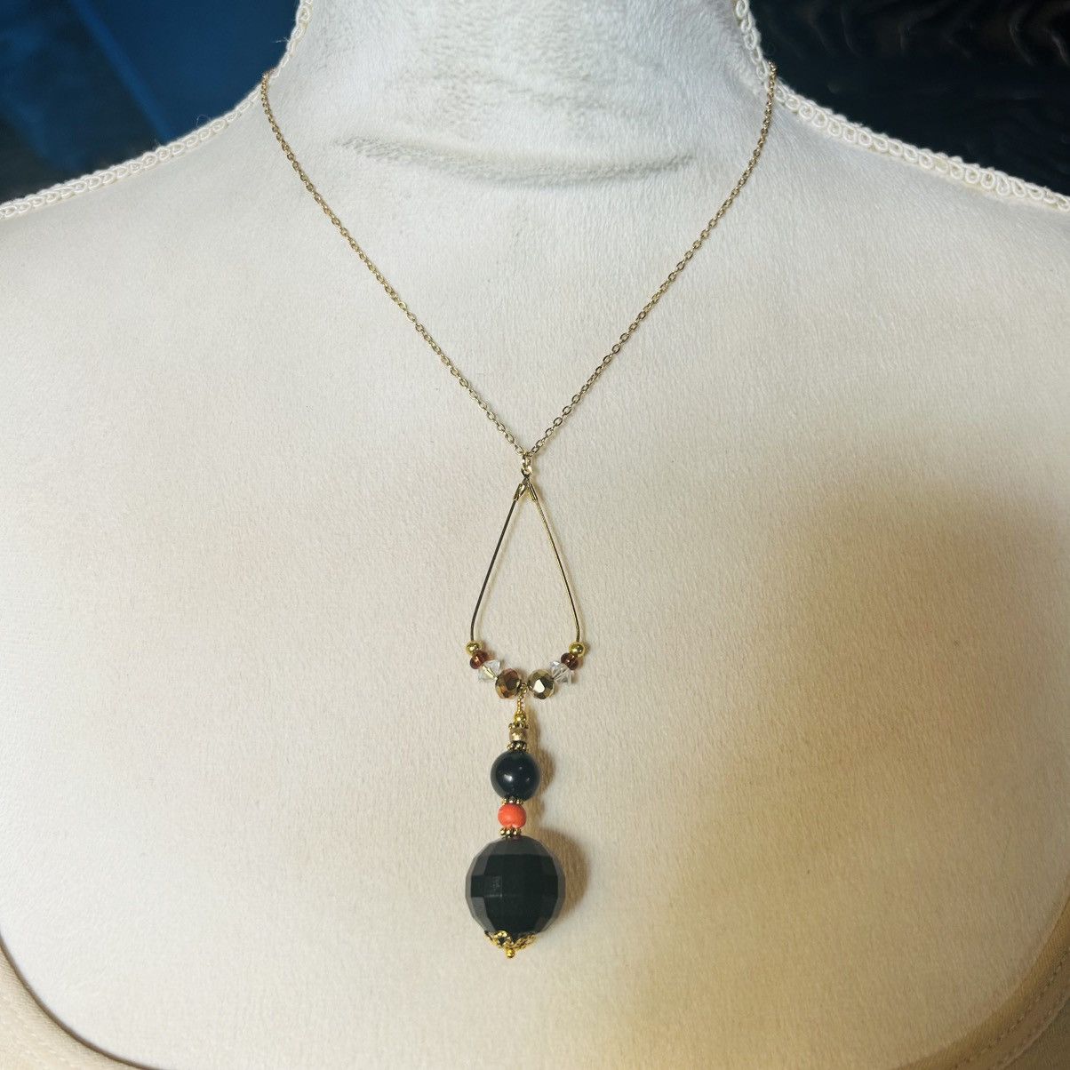 Handmade Handcrafted vintage bead changeable charm pendant necklace Size ONE SIZE - 3 Thumbnail