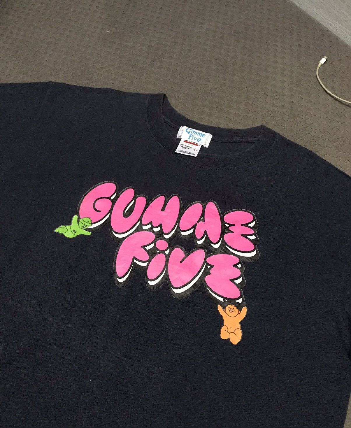 Gimme Five × Vintage RARE Gimme Five Streetwear T Shirt Size US L / EU 52-54 / 3 - 2 Thumbnail