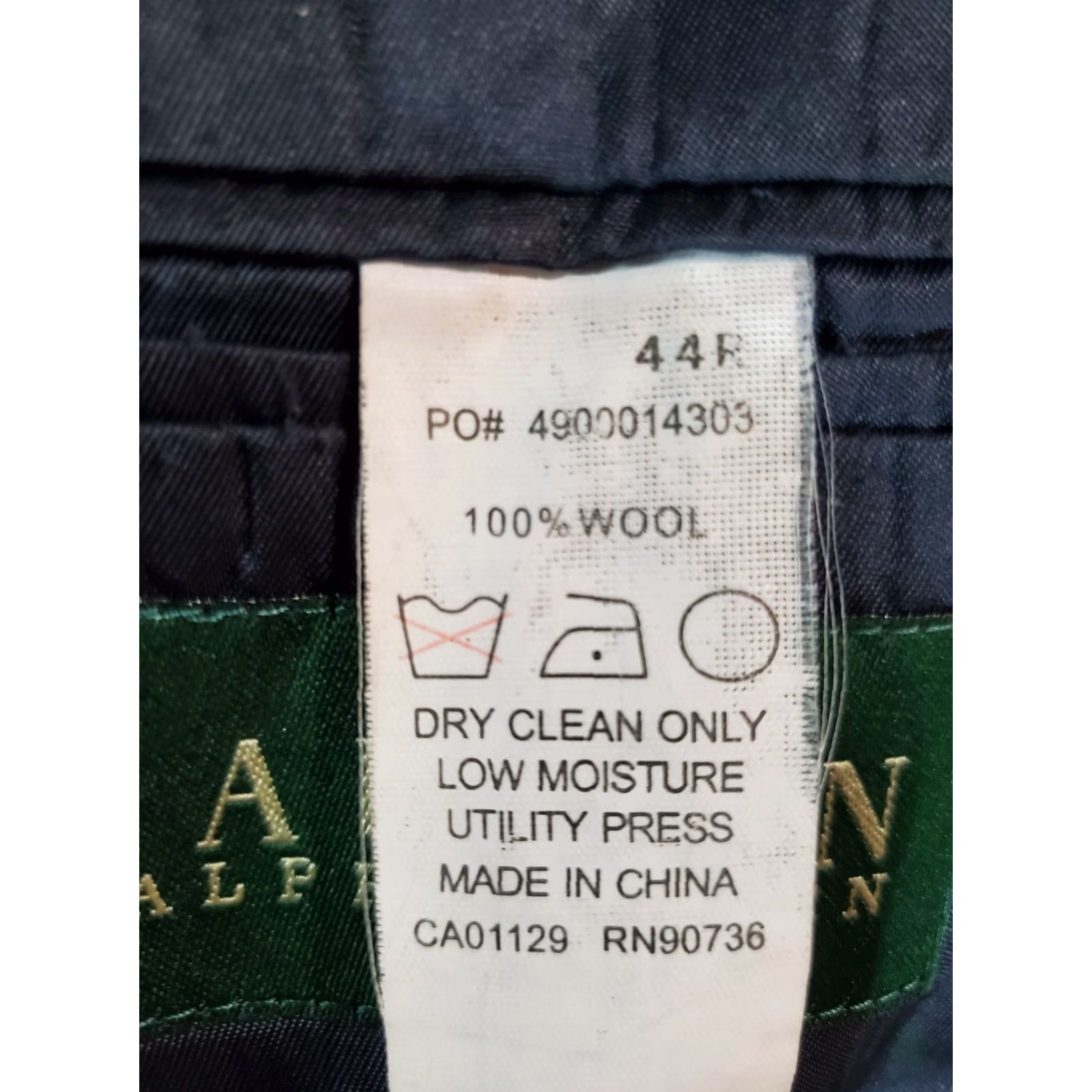 Ralph Lauren Ralph Lauren-Signature Blue Pinstripe 100% Wool Sport Coat Mens 44R Size US S / EU 44-46 / 1 - 5 Thumbnail