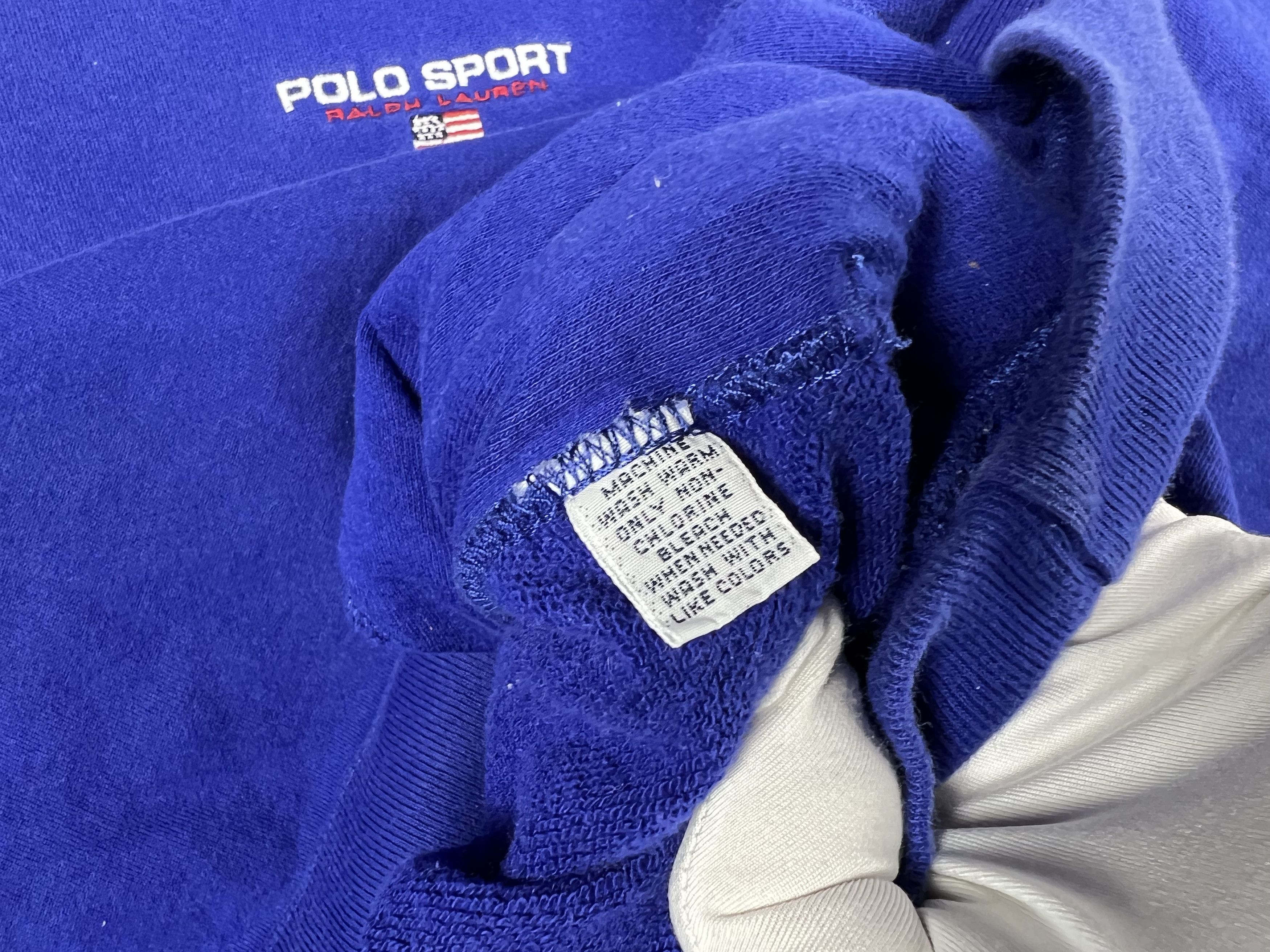 Polo Ralph Lauren × Vintage Polo Sport Sweatshirt Half-zip XXL Size US XXL / EU 58 / 5 - 6 Thumbnail