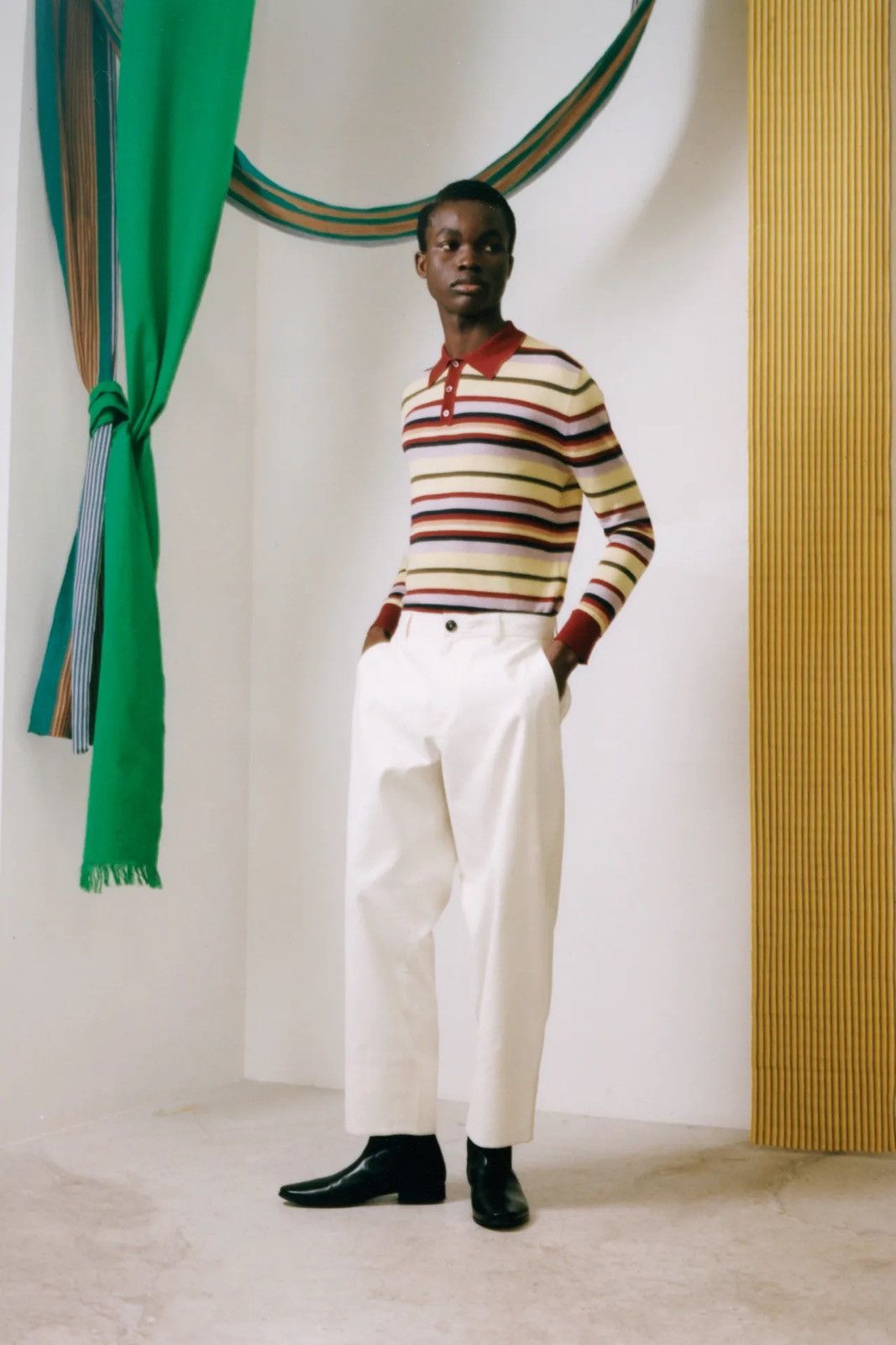 Other !DS! SS22 Lukhanyo Mding Multicolor Wool Sweater Size US M / EU 48-50 / 2 - 2 Thumbnail