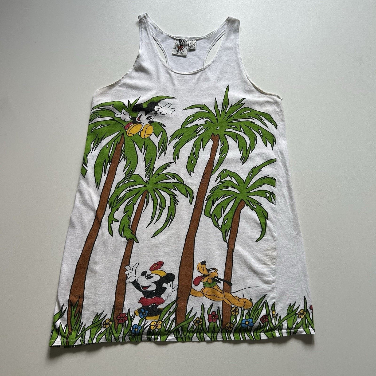 Disney × Mickey Mouse × Vintage Vintage Mickey Mouse Tank Top Shirt Medium 90s Disney Minnie Size US M / EU 48-50 / 2 - 1 Thumbnail