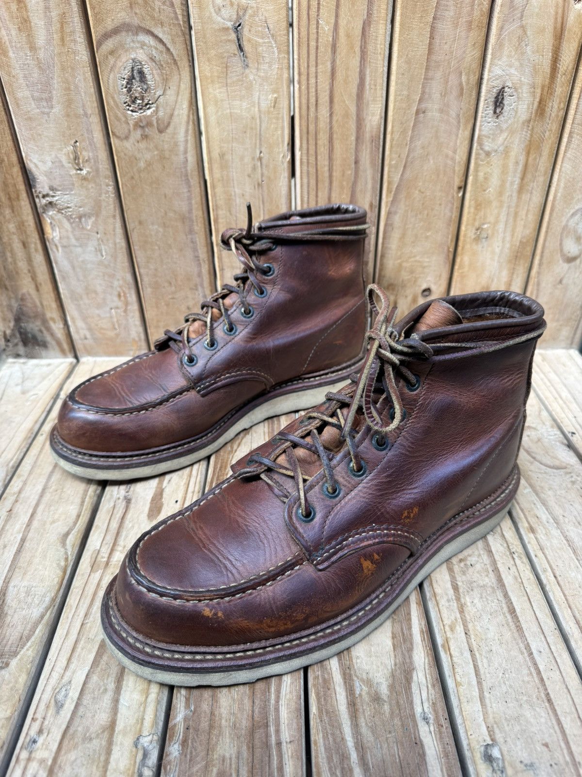 Red Wing Red Wing 1907 Copper Rough Brown Boots UK 7.5 D | EUR 41.5 Size US 8.5 / EU 41-42 - 18 Thumbnail