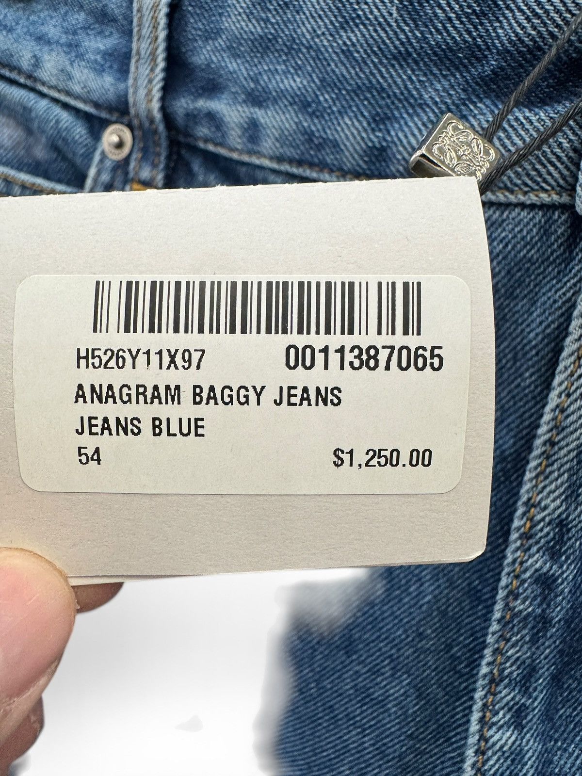 Loewe Loewe Blue Anagram Denim Jeans Size US 38 / EU 54 - 6 Thumbnail
