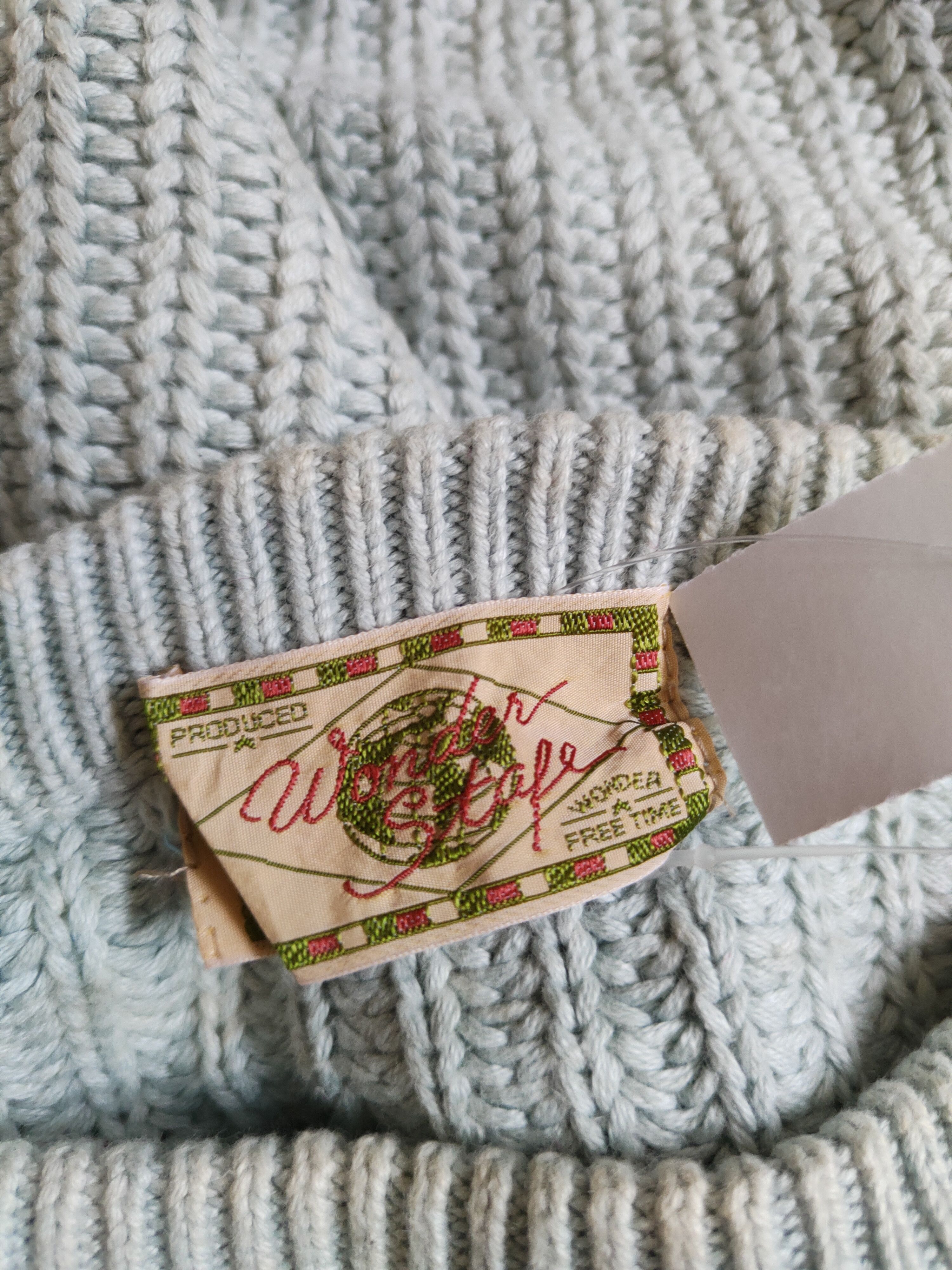 Homespun Knitwear × Japanese Brand × Vintage Wonder Stafe Blue Faded Knitwear Sweatshirts #S2373 Size XL / US 12-14 / IT 48-50 - 11 Thumbnail