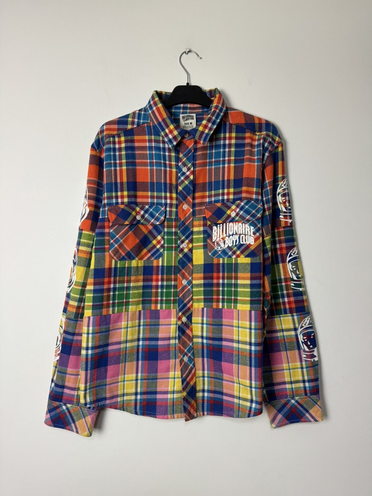 Billionaire Boys Club Billionaire Boys Club Patchwork Flannel Shirt Multicolor Size US M / EU 48-50 / 2 - 1 Thumbnail