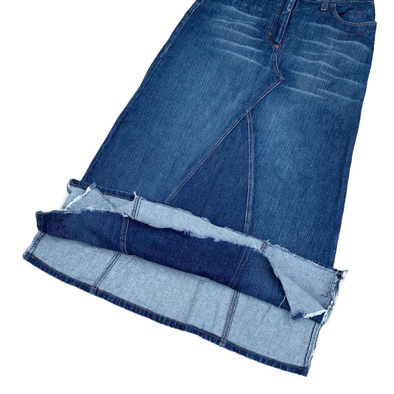 W&LT 💥Vintage W & LT Hybrid Denim Skirt Size 30" / US 8 / IT 44 - 8 Thumbnail