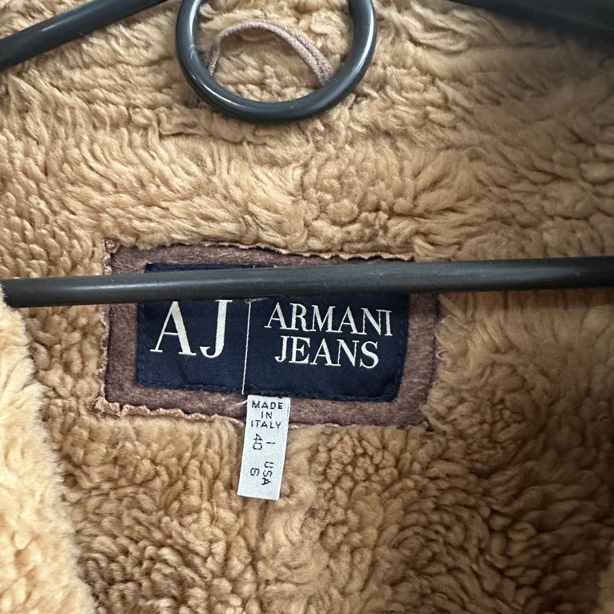 Armani Armani Jeans Suede sheepskin l Fur Faux Jacket Size S / US 4 / IT 40 - 13 Thumbnail