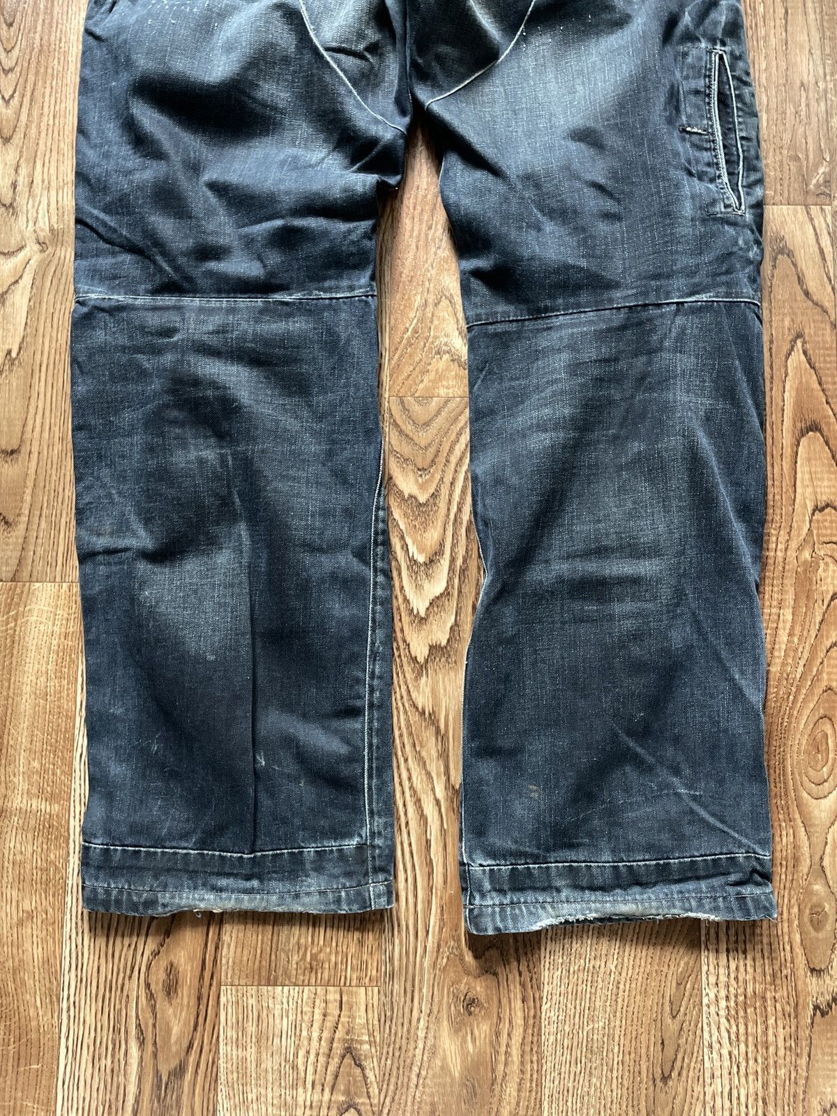 G-Star Vintage G star Double Knee Jeans Baggy Wide Big logo japanes Size US 34 / EU 50 - 8 Thumbnail