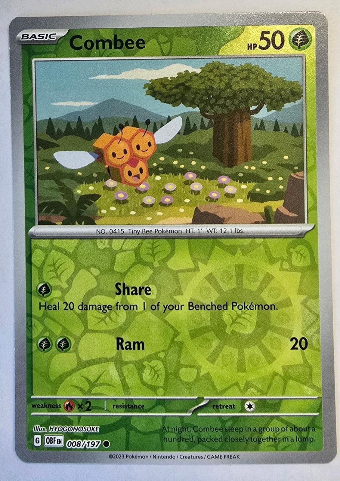 Pokemon Combed #008/197 Size ONE SIZE - 1 Thumbnail