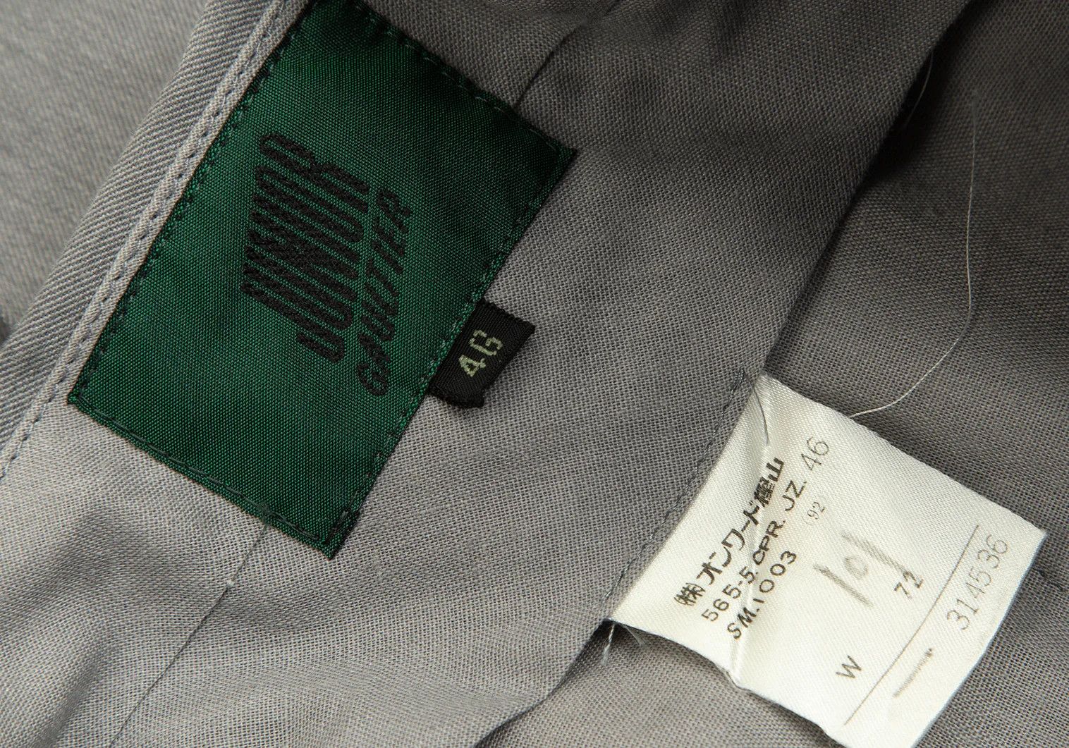 Jean Paul Gaultier Junior Gaultier Tapered Slacks Pants in Gray Size 46 Size US 30 / EU 46 - 20 Thumbnail