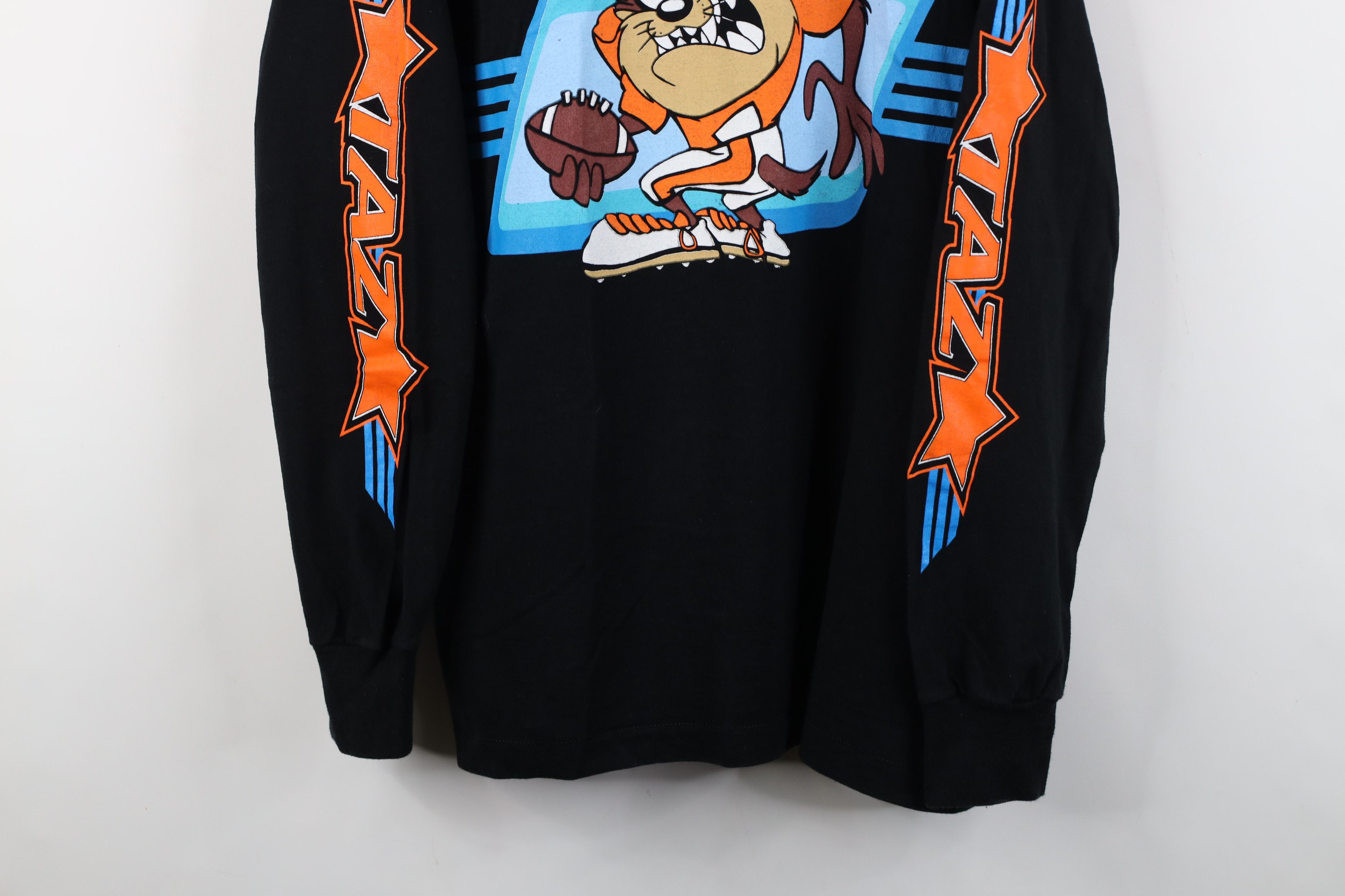 Vintage Vintage 90s Looney Tunes Tazmanian Devil Long Sleeve T-Shirt Size US M / EU 48-50 / 2 - 3 Thumbnail