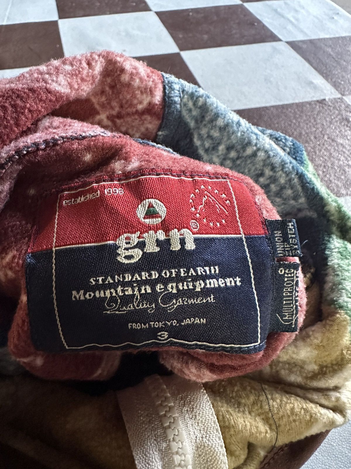GRN Grn bandana outdoor jacket sleeveless hoodie Size US M / EU 48-50 / 2 - 7 Thumbnail