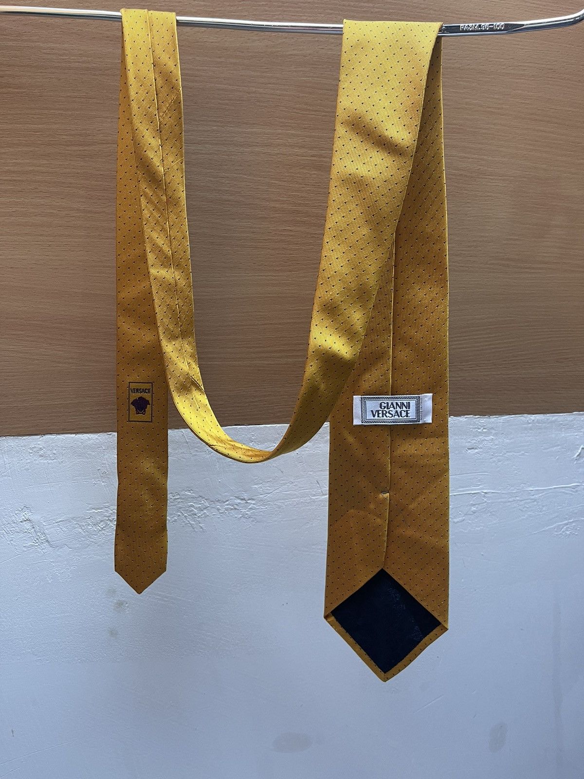 Versace Versace vintage tie 100% silk Size ONE SIZE - 3 Thumbnail