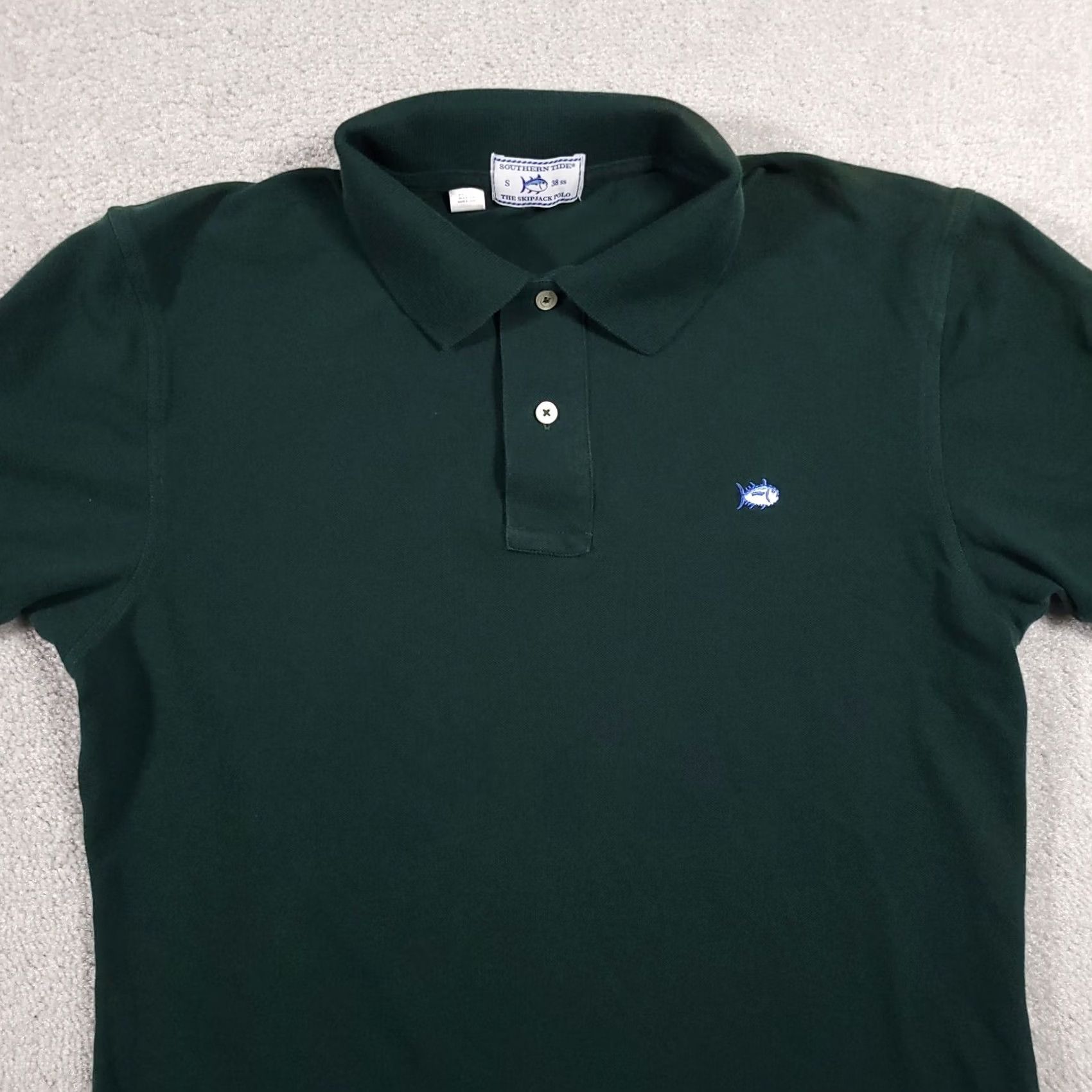 Southern Tide Southern Tide Polo Shirt Mens Small Green Skipjack Logo Embroidered BU Boston Shirt Men Small Green Skipjack Logo Embroidered BU Boston Size US S / EU 44-46 / 1 - 3 Thumbnail