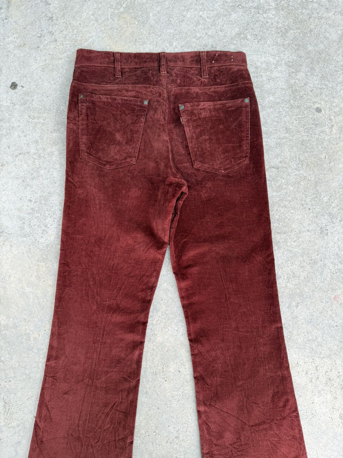 Levi's Vintage 70’s Levis Corduroy Pants Flared Jeans 517 Size US 33 - 8 Thumbnail