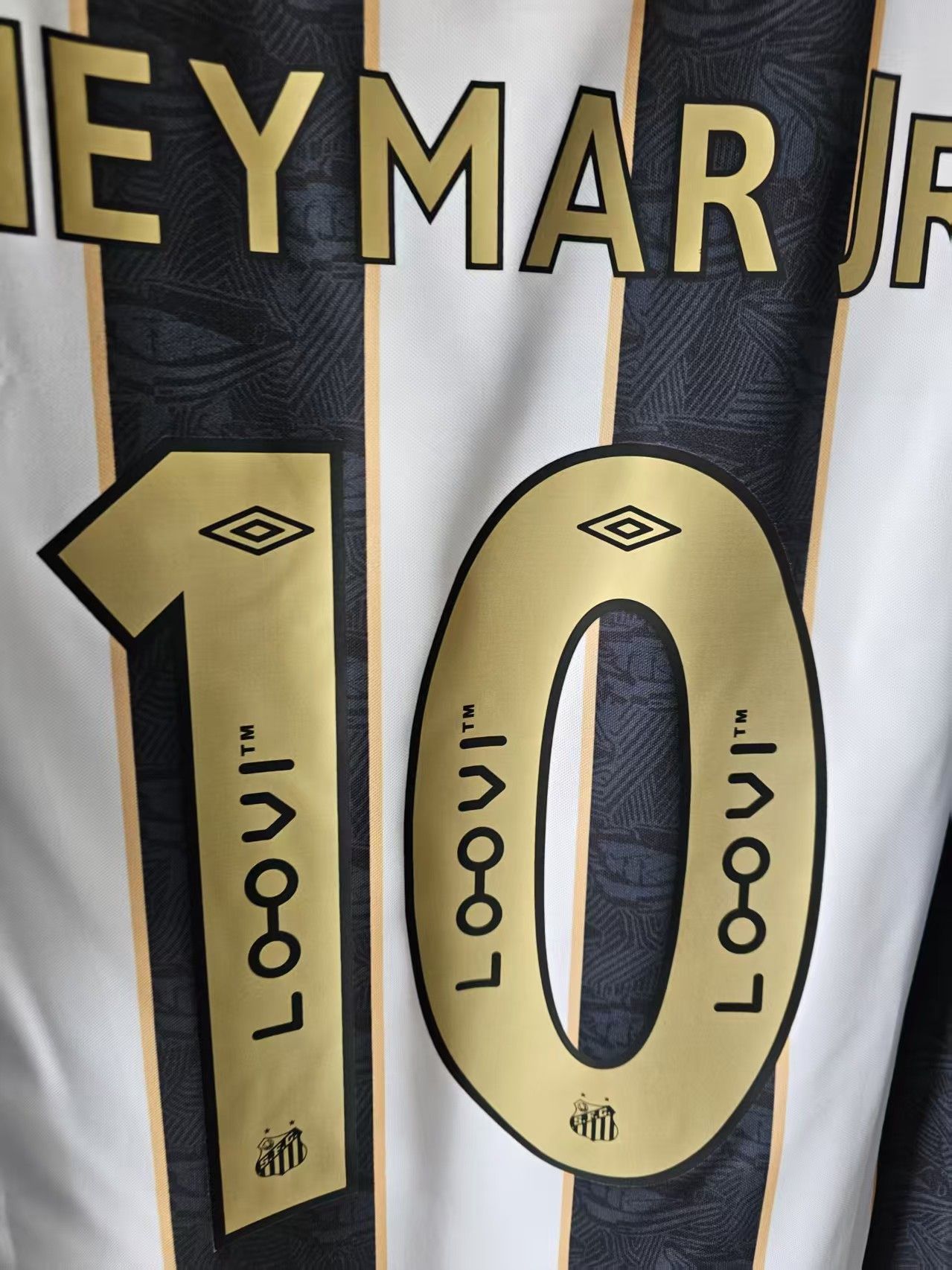 Other 2025 Santos FC 10 Neymar Jersey Black With White Size US XL / EU 56 / 4 - 5 Thumbnail