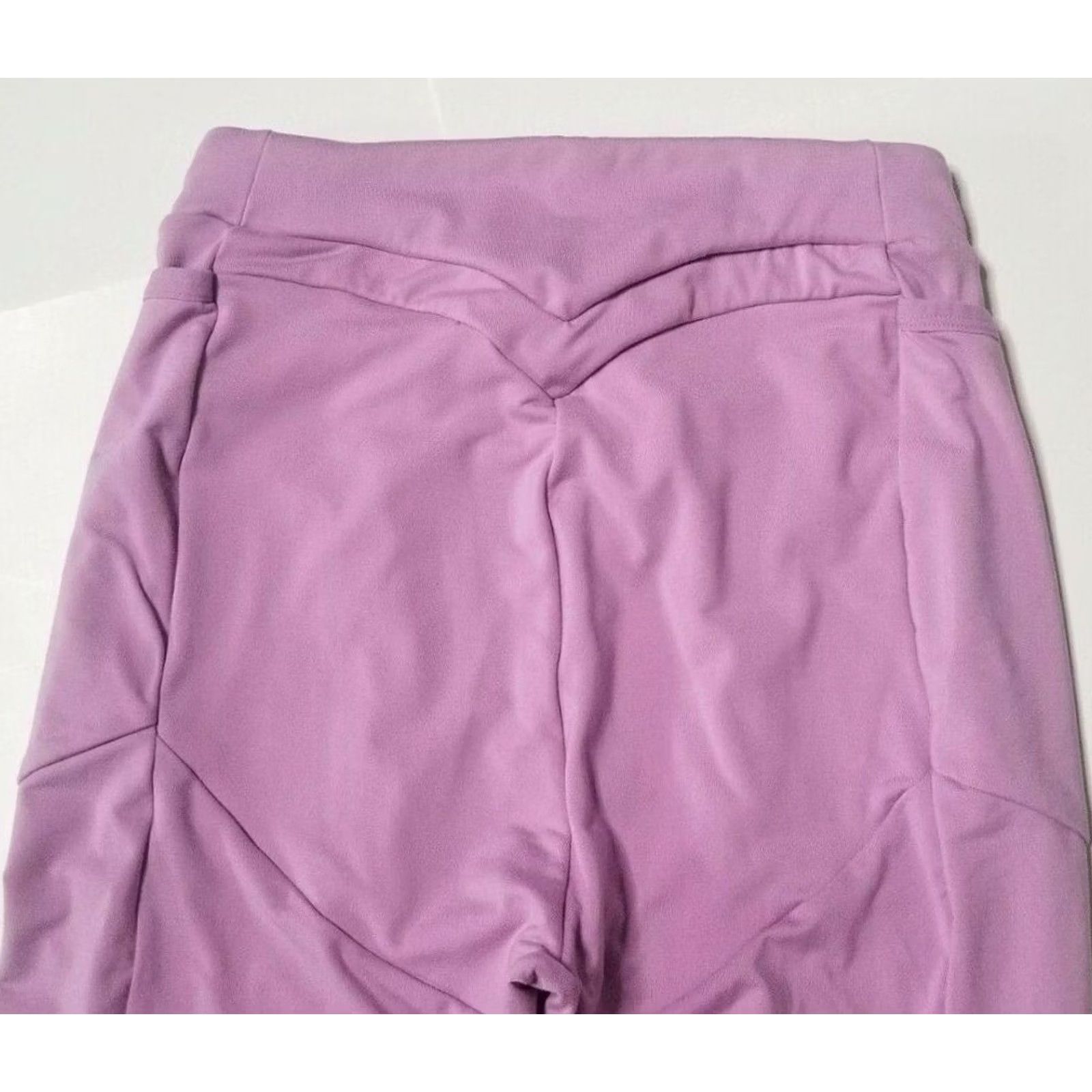 Gymshark Gymshark Leggings S Womens Pink Logo Nylon Elastane Pull On Inseam 26 Activewear Moisture Management Size 28" / US 6 / IT 42 - 4 Thumbnail