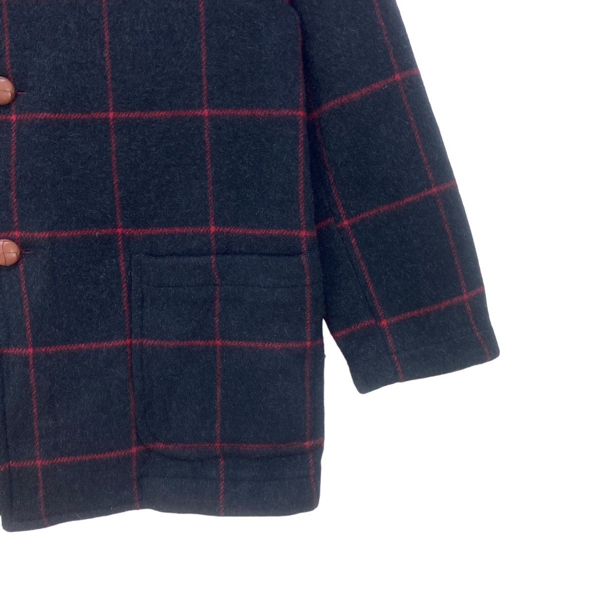 Original Montgomery Made in England Montgomery Checkered Wool Heavy Coat Size US M / EU 48-50 / 2 - 6 Thumbnail
