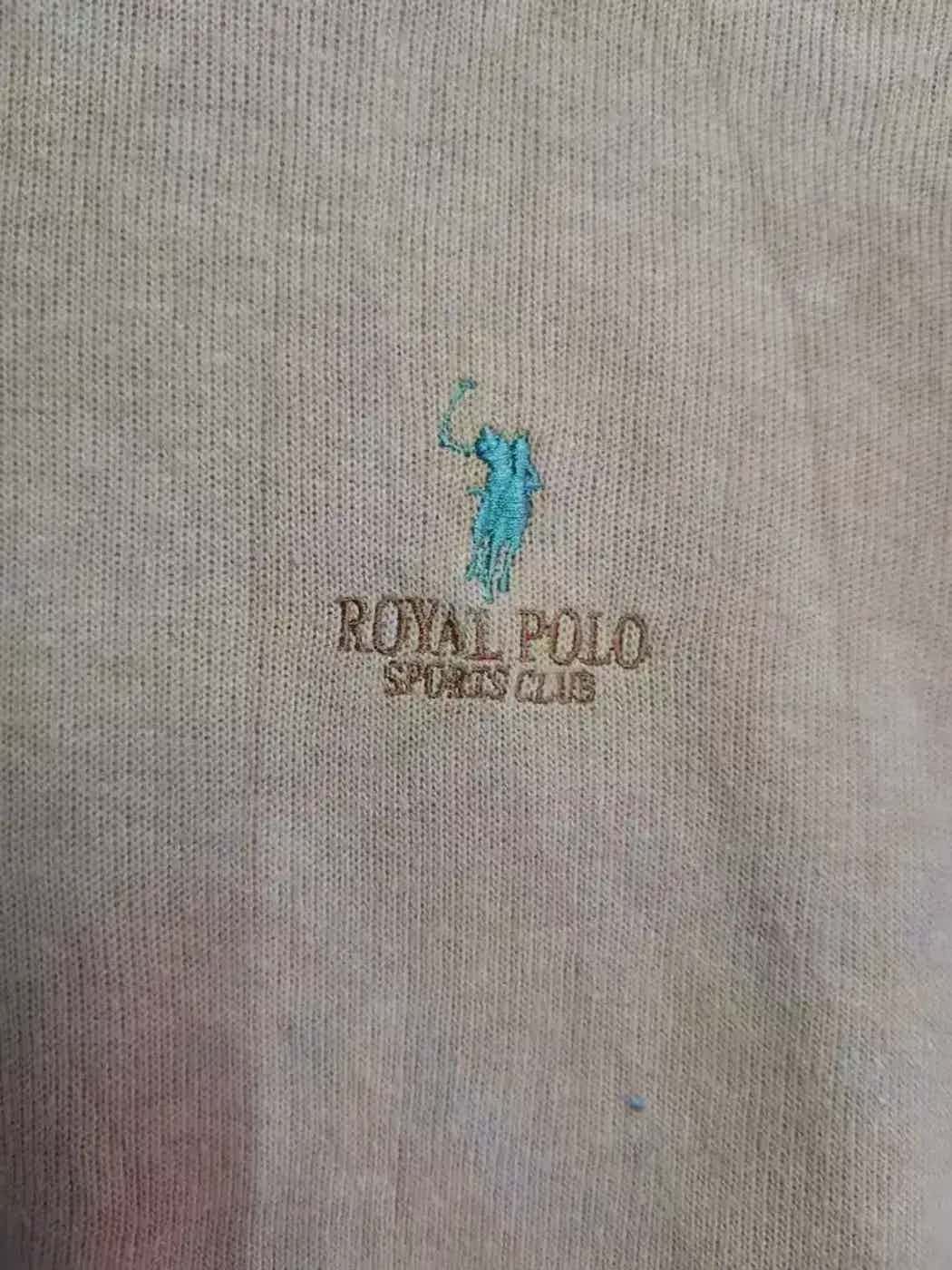 Vintage Vintage Royal Polo Sweatshirt Size US M / EU 48-50 / 2 - 2 Thumbnail
