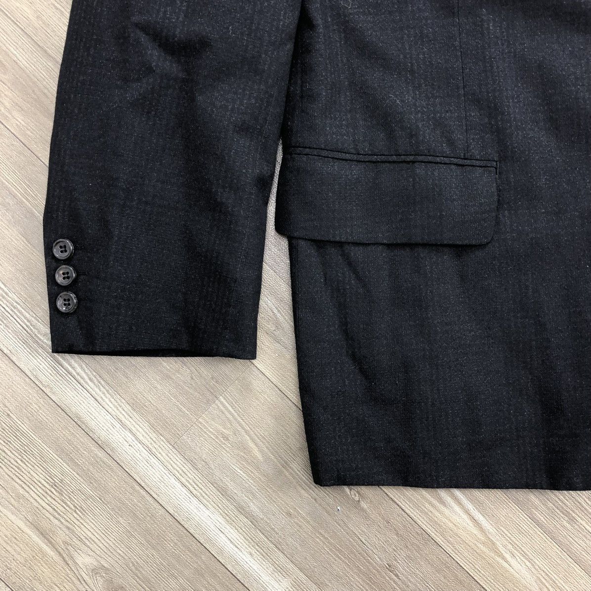 Comme des Garcons × Comme des Garcons Homme Plus AW91 Runaway Comme Des Garcons Homme Plus CDG Blazers Jacket Size 42S - 6 Thumbnail