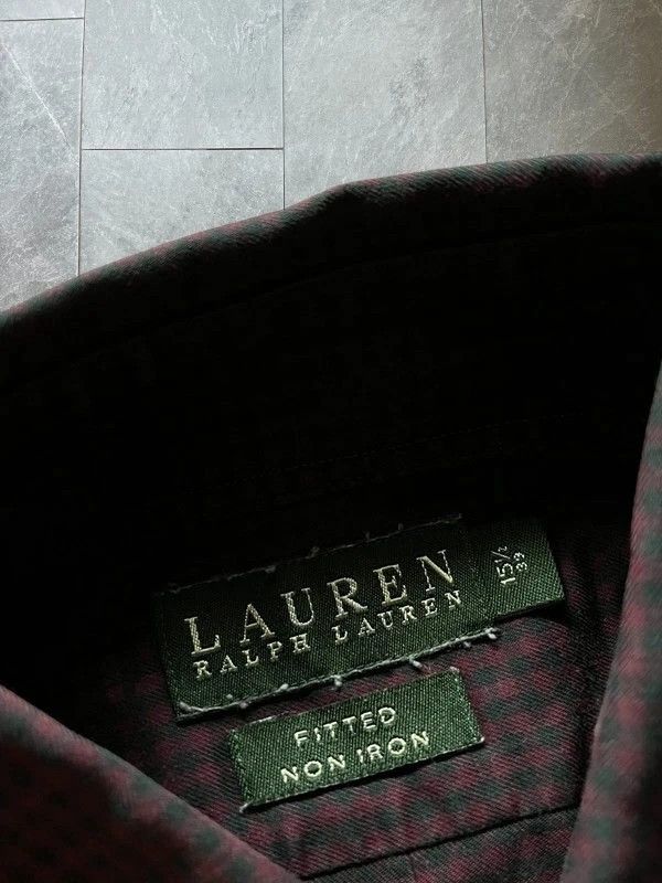 Polo Ralph Lauren Lauren Ralph Lauren 15 1/2 Sz L Shirt Purple Size US L / EU 52-54 / 3 - 4 Thumbnail
