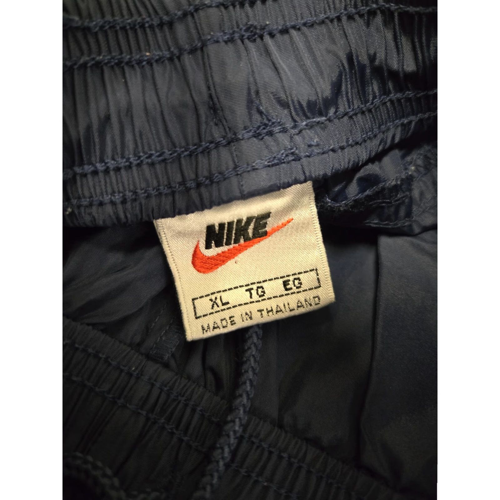 Nike VINTAGE Nike Pants Mens XL Blue Windbreaker Track Joggers Nylon Retro 90s Size US 36 / EU 52 - 7 Thumbnail