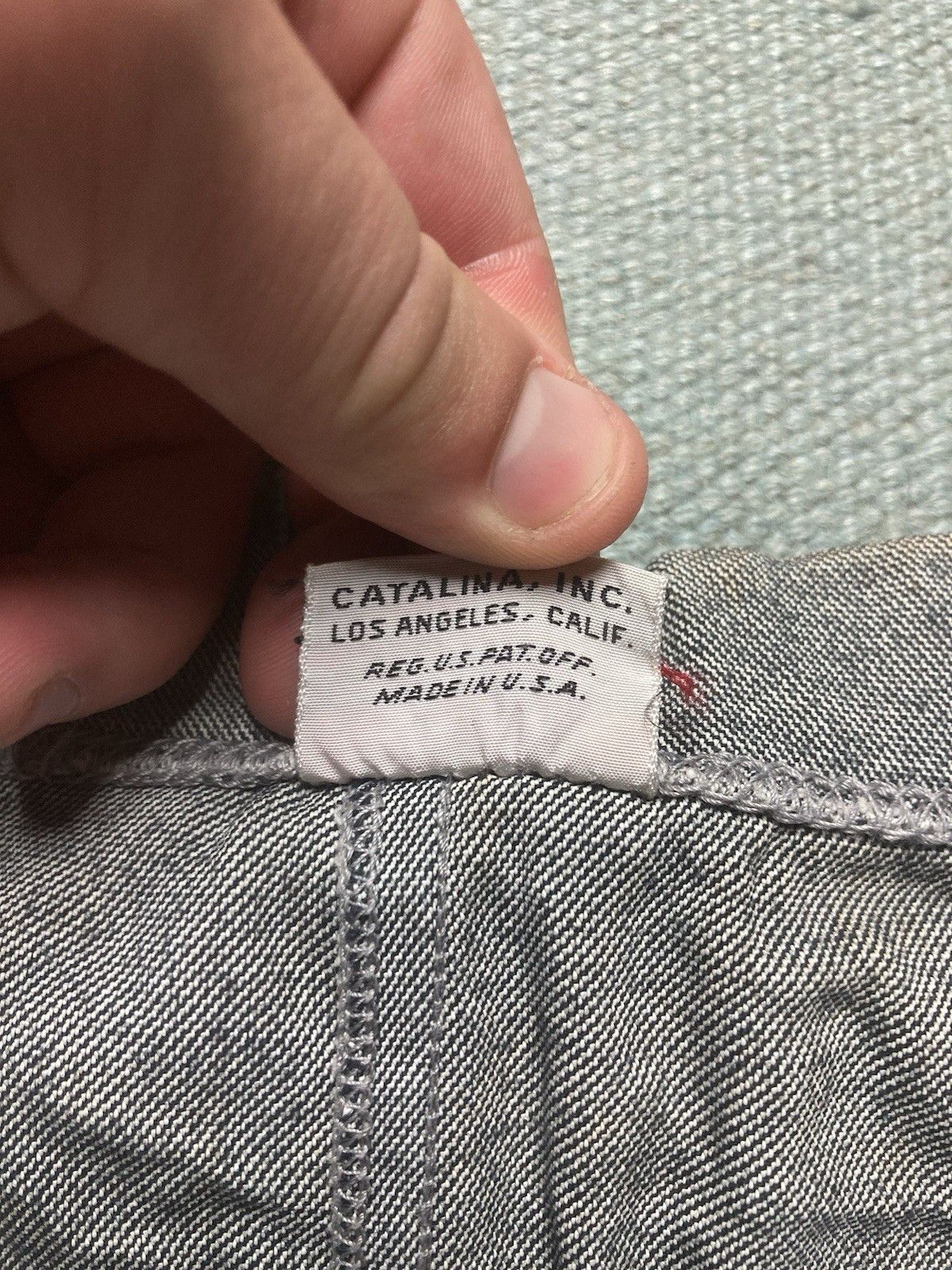 Vintage 1950’s Catalina belted swim trunks shorts logo striped 30 Size US 30 / EU 46 - 7 Thumbnail
