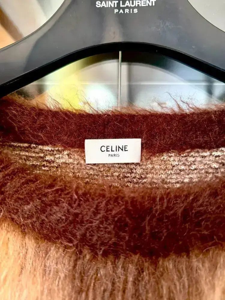 Celine Celine 22AW Mohair Knitwear Sweater-2507 Size US XL / EU 56 / 4 - 4 Thumbnail