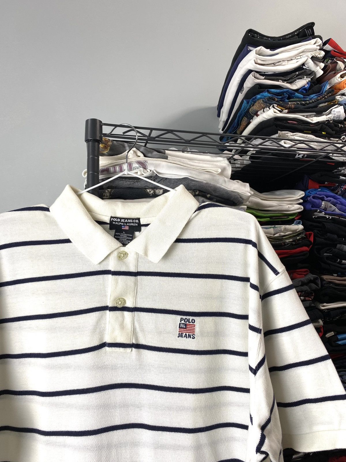 Polo Ralph Lauren Vintage Polo Ralph Lauren Sport T Shirt Y2K Hype RRL Size US L / EU 52-54 / 3 - 2 Thumbnail