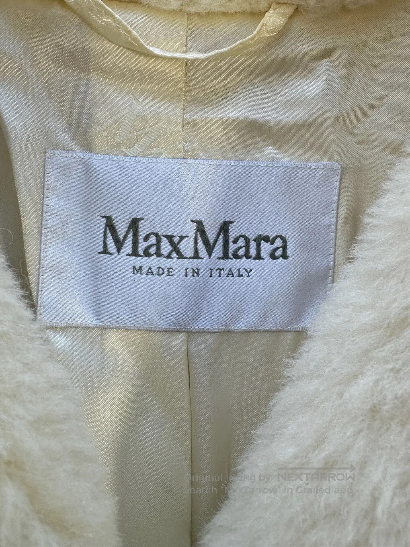 Max Mara MaxMara White Teddy Coat Size S. Size S / US 4 / IT 40 - 3 Thumbnail