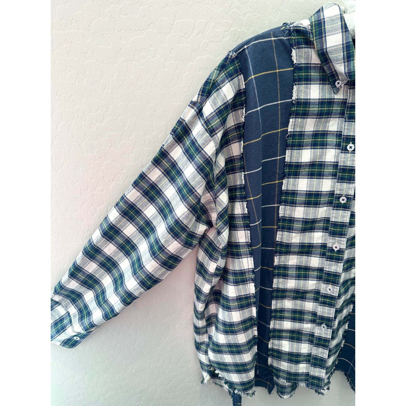 Urban Outfitters URBAN OUTFITTERS | Blue Plaid Button Down Oversized Shirt Size S / US 4 / IT 40 - 4 Thumbnail