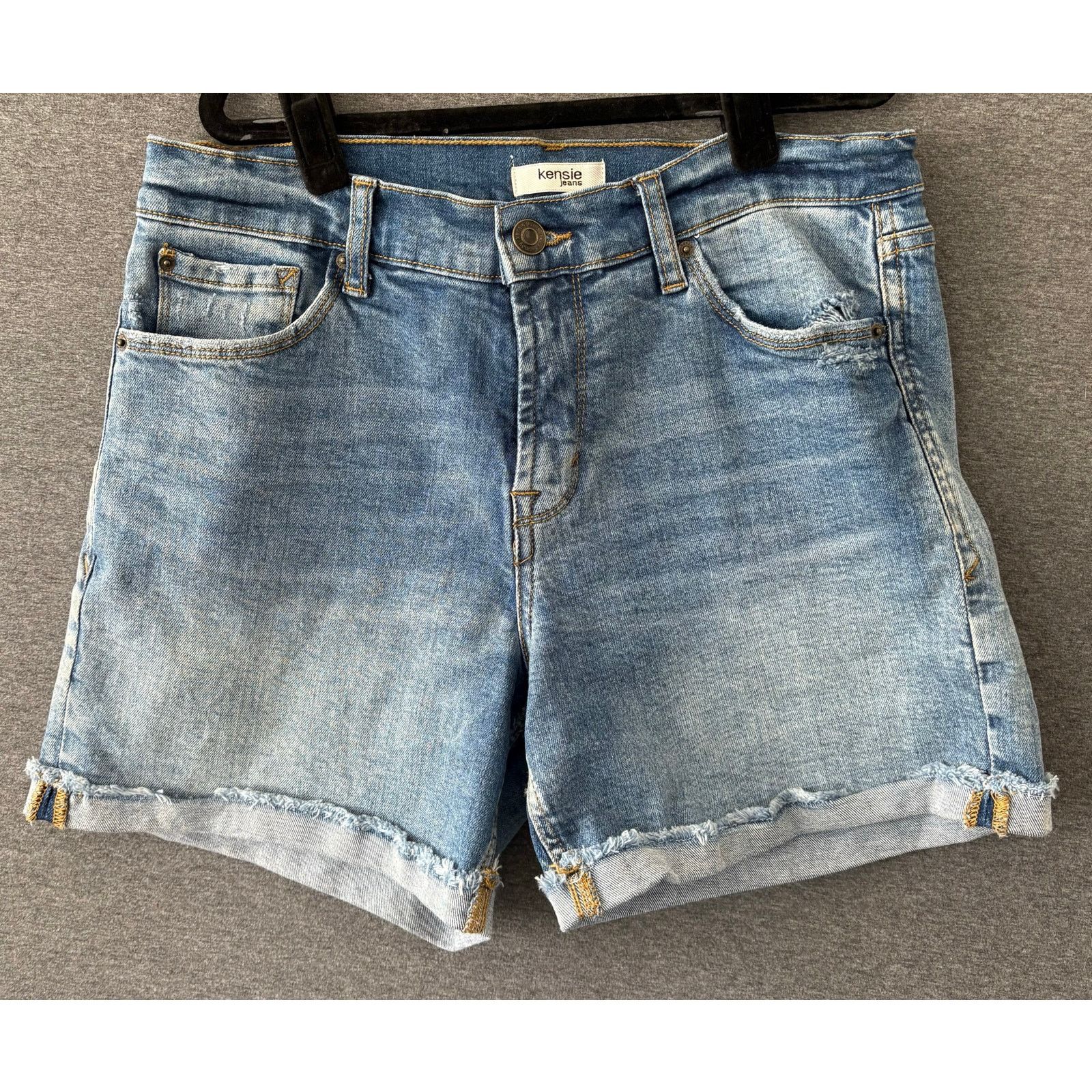 Other Kenzie Jeans | Distressed Denim Cutoff Jean Shorts | 4/27 Size 27" / US 4 / IT 40 - 1 Thumbnail