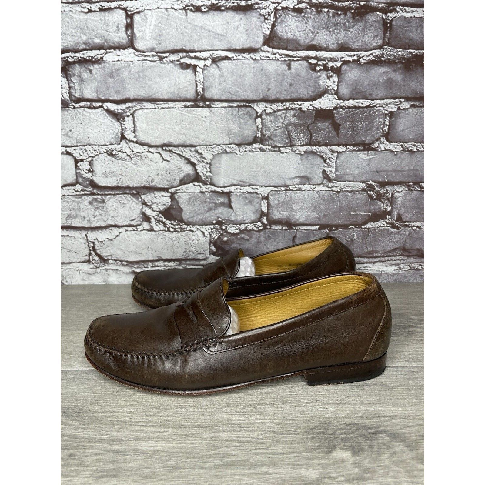 Cole Haan Cole Haan Resort Penny Loafer Men's Sz 9.5D Brown Leather Mo Size US 9.5 / EU 42-43 - 16 Thumbnail
