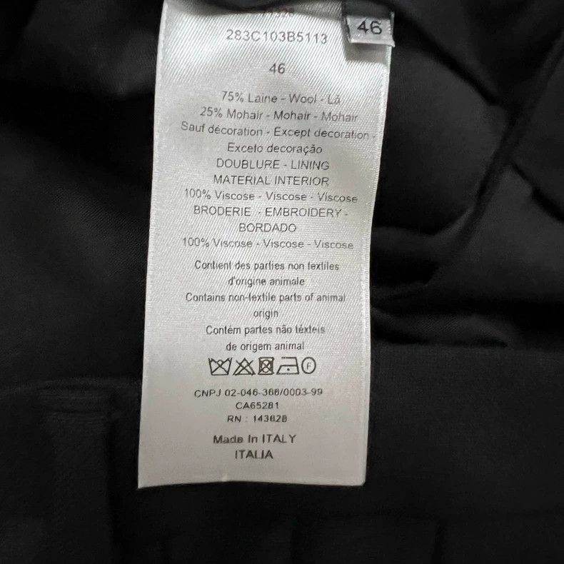 Dior Dior Travis Scott co-branded black embroidered logo trouser Size US 30 / EU 46 - 5 Thumbnail