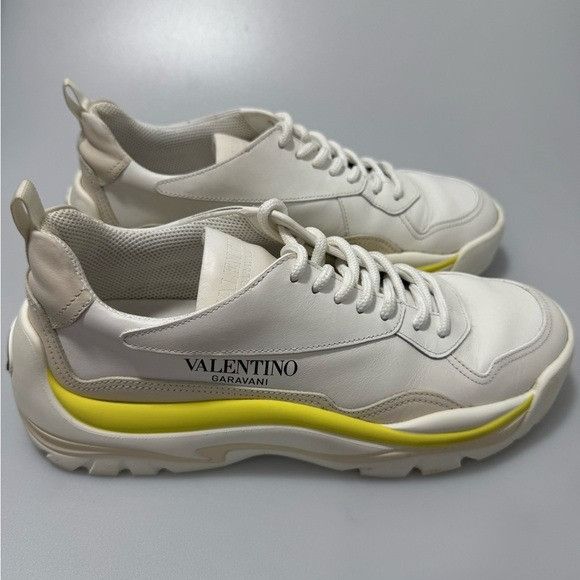 Valentino Valentino Garavani Gumboy Logo Sneakers White Yellow Men’s E Size US 8 / EU 41 - 6 Thumbnail