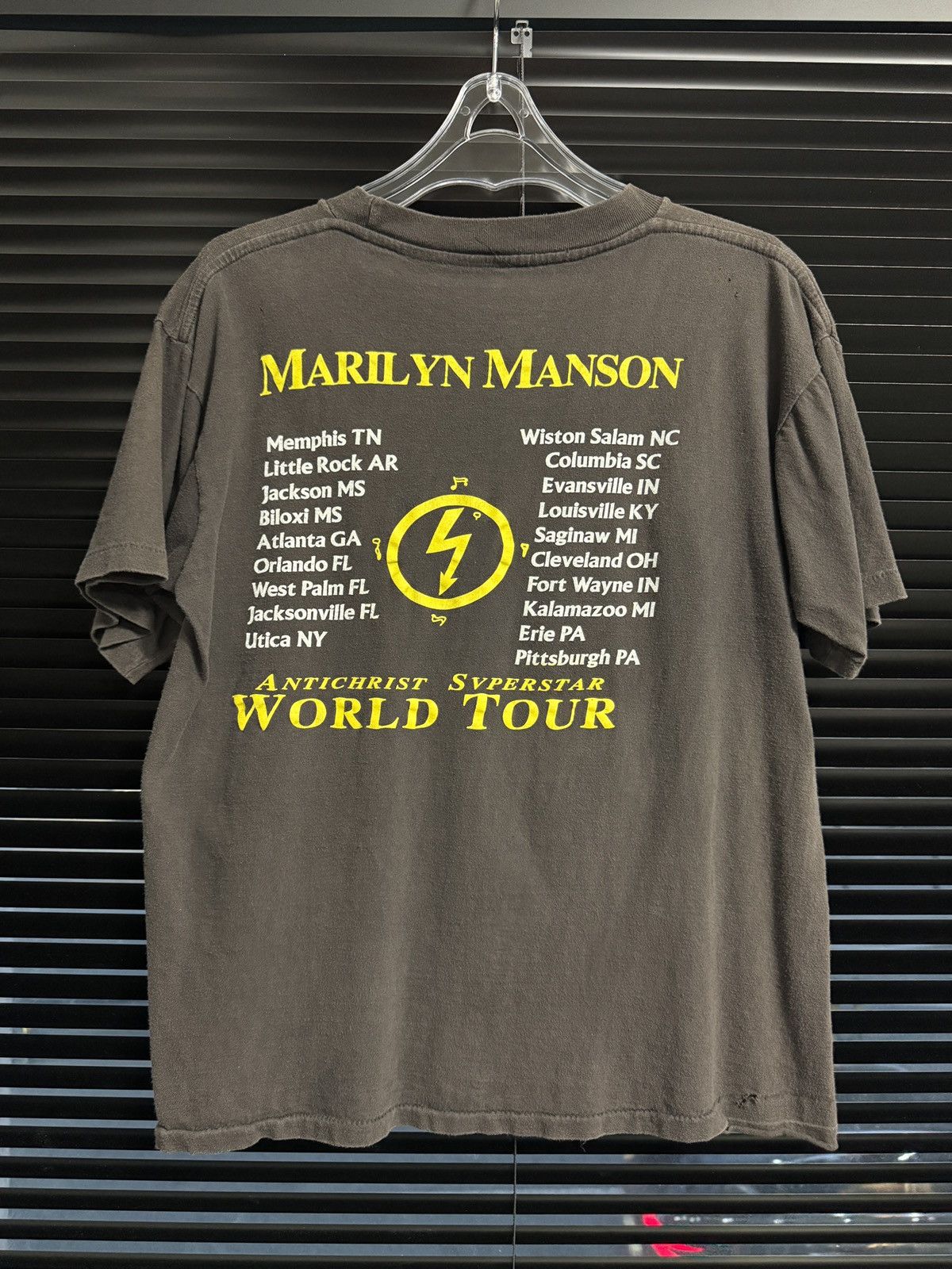 Vintage Vintage 90s Marilyn Manson Antichrist Superstar Shirt Size US L / EU 52-54 / 3 - 2 Thumbnail