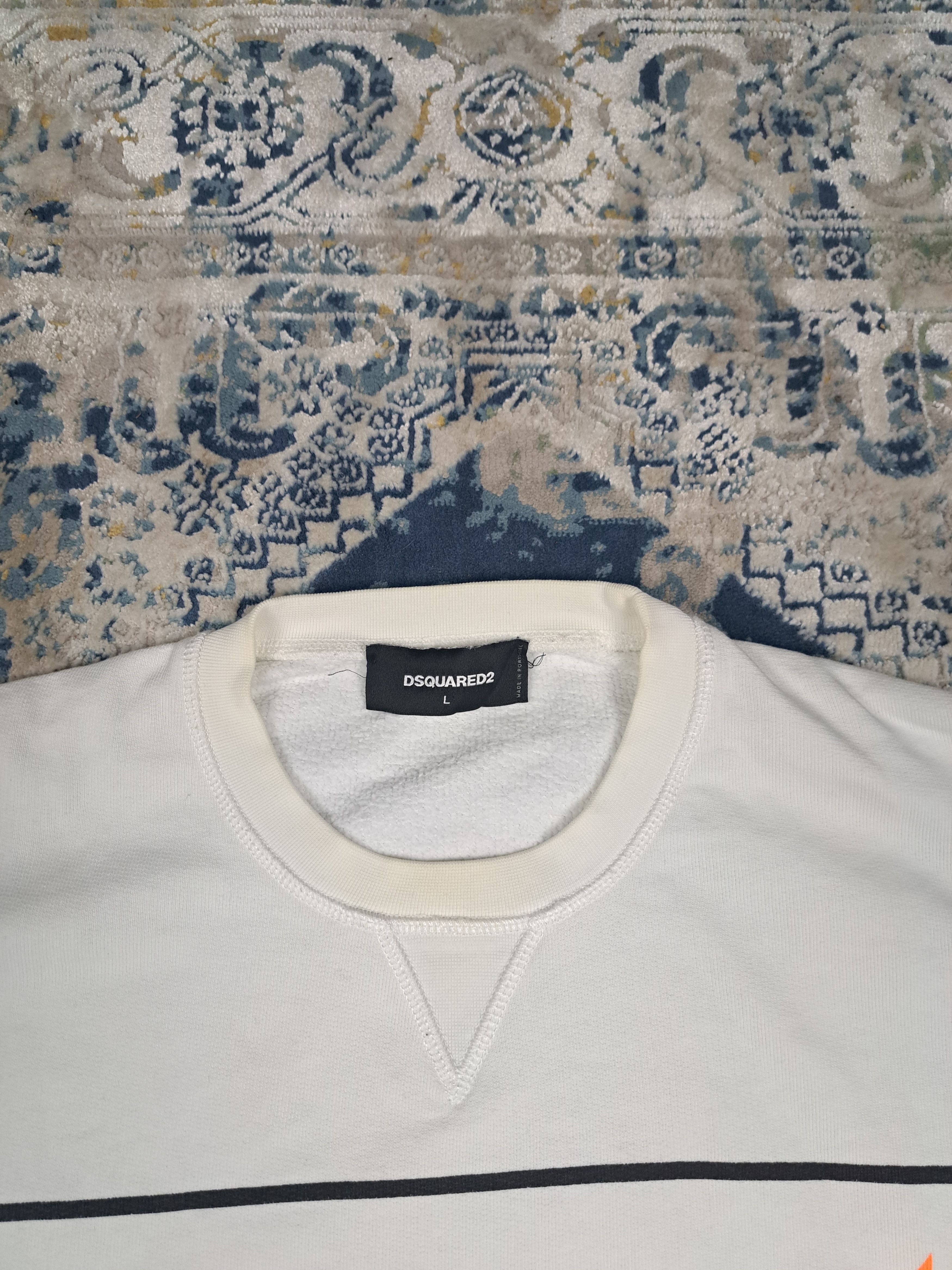 Dsquared2 Dsquared 2 DSQ2 Big Leaf Sweatshirt Drip Designer Rare Size US L / EU 52-54 / 3 - 2 Thumbnail