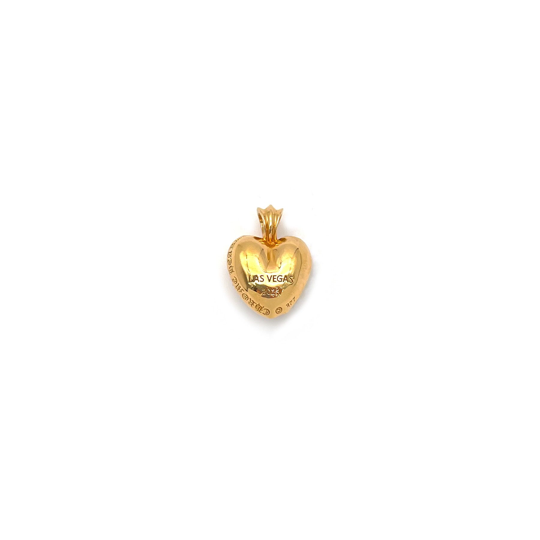 Chrome Hearts Chrome Hearts 22K Gold Diamonds Vegas Vine Heart Pendant Size ONE SIZE - 3 Thumbnail