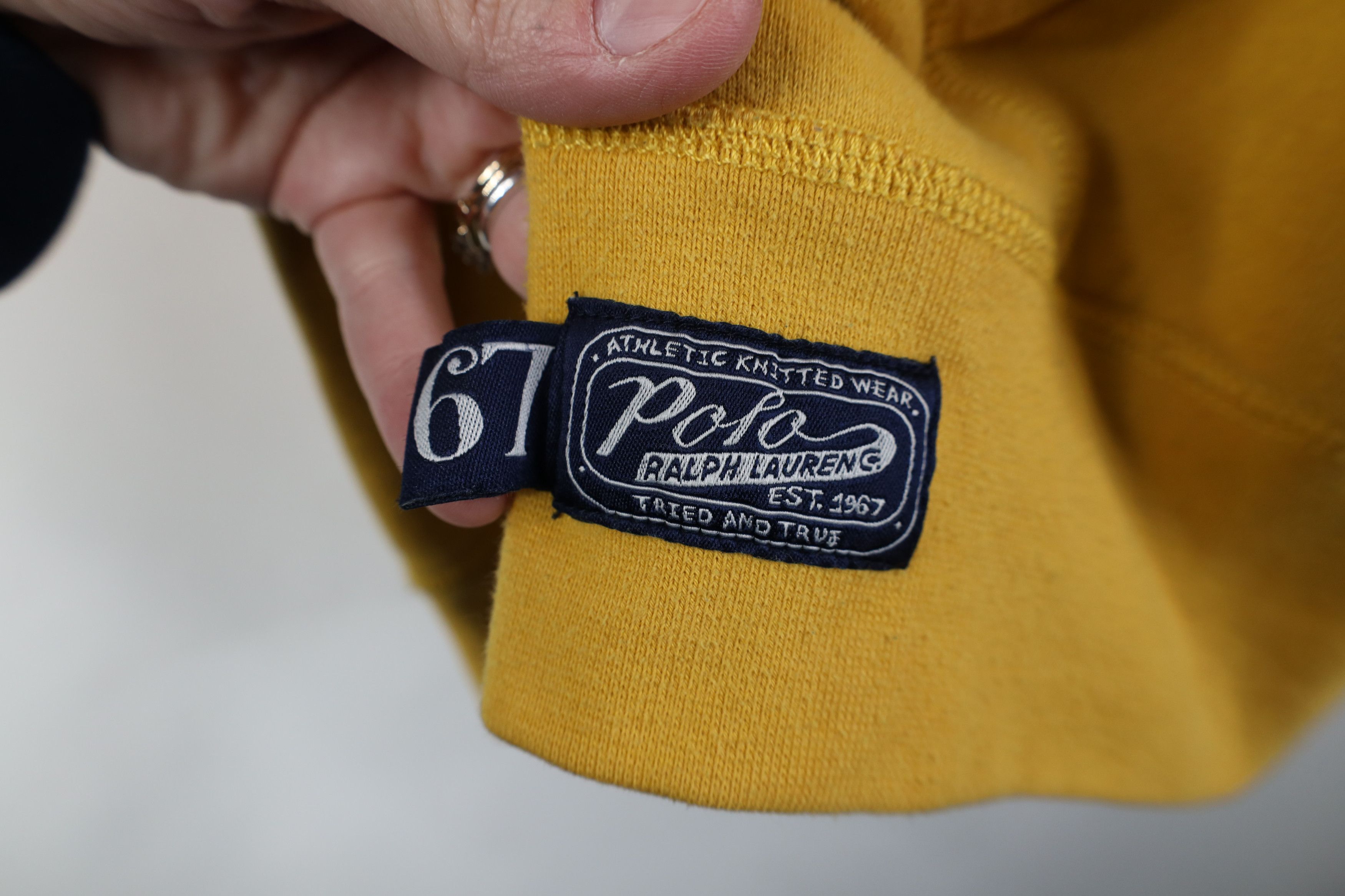 Polo Ralph Lauren Vintage Y2K Ralph Lauren Block Letter Hoodie Sweatshirt Size US L / EU 52-54 / 3 - 6 Thumbnail
