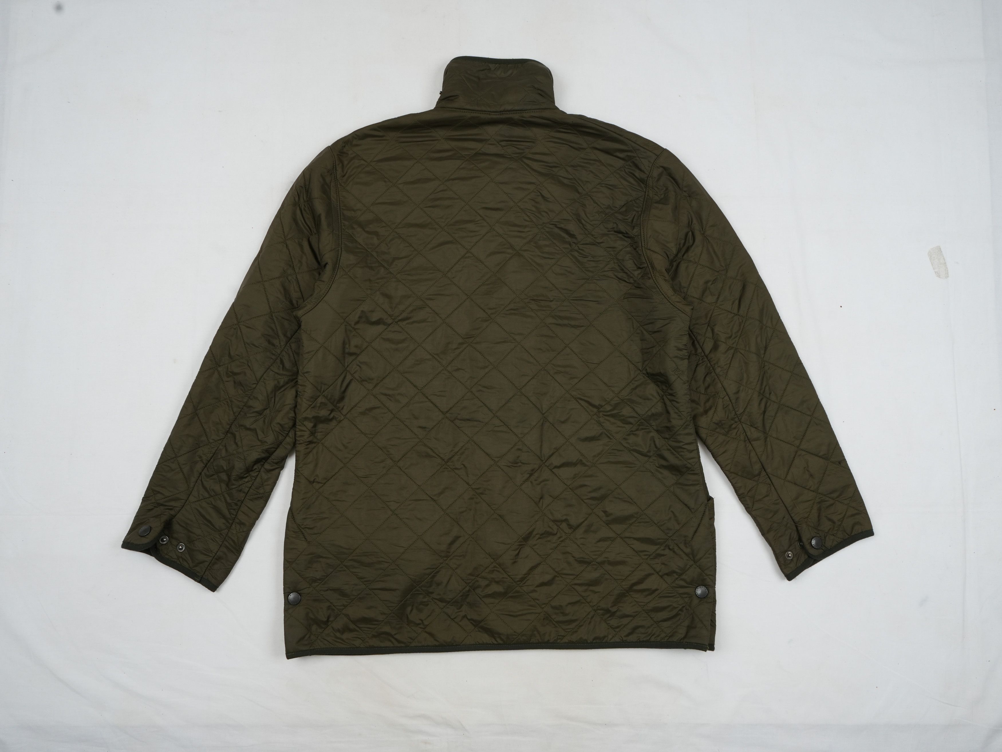 Barbour Olive Barbour Heritage Liddesdale Diamond Quilting Jacket Size US M / EU 48-50 / 2 - 8 Thumbnail