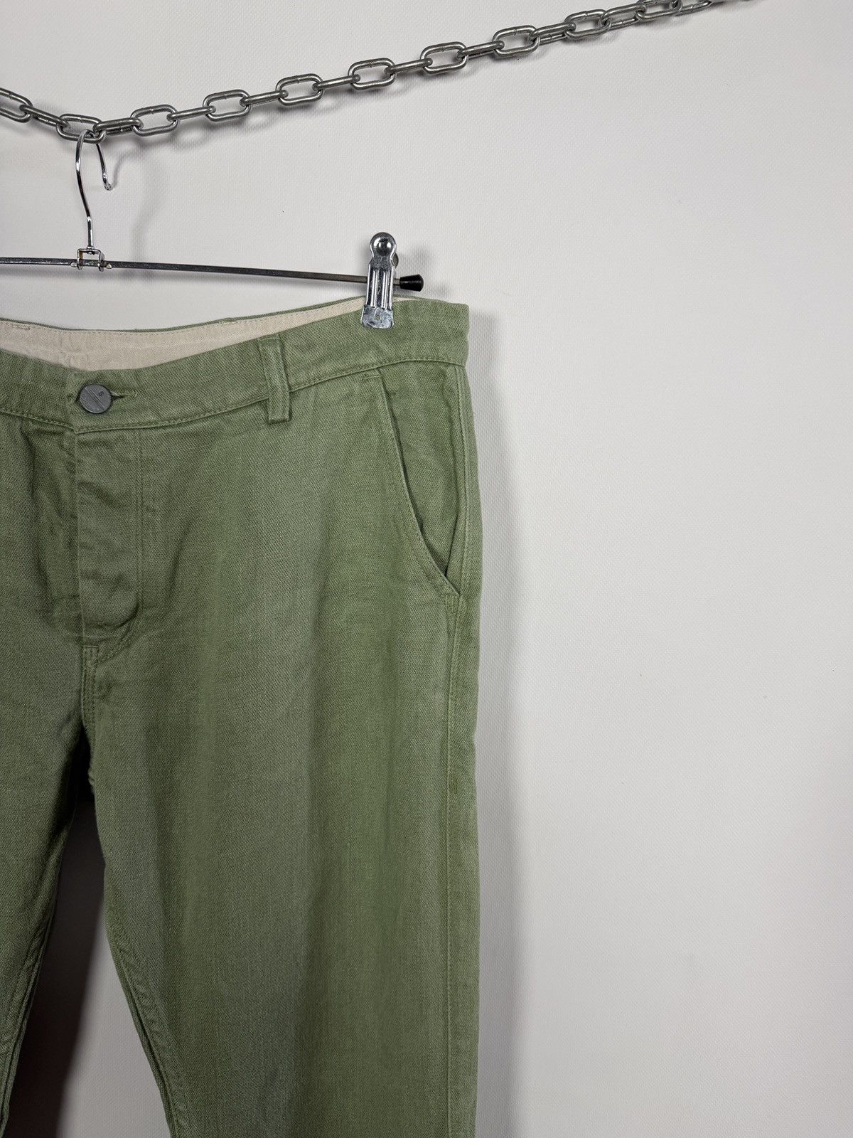 Freitag Freitag Linen Work Pants Casual Straight Vintage Sz W34 L32 Size US 34 / EU 50 - 2 Thumbnail