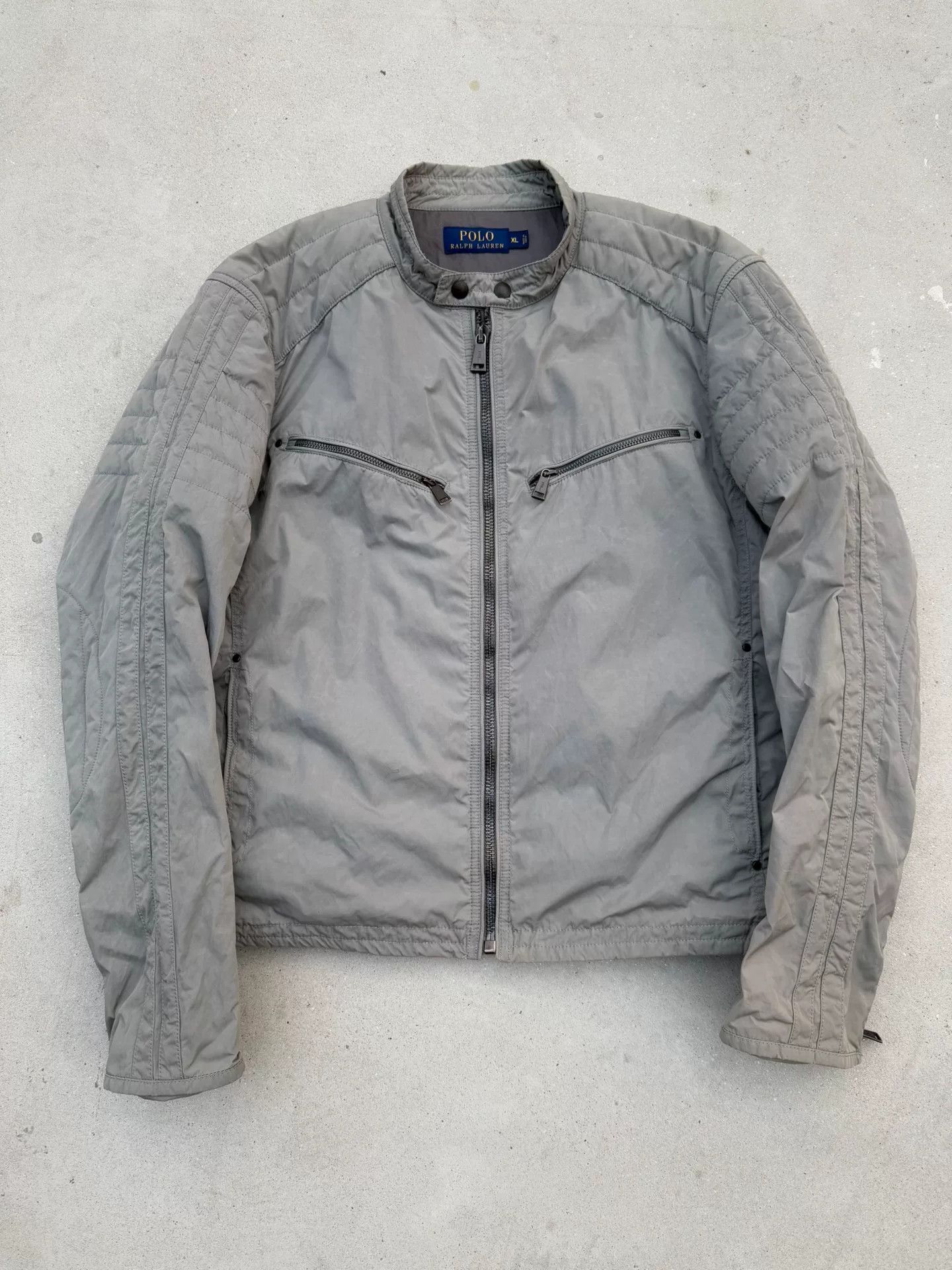 Vintage Vintage Ralph Lauren Blue Label Biker Jacket Size US XL / EU 56 / 4 - 1 Thumbnail