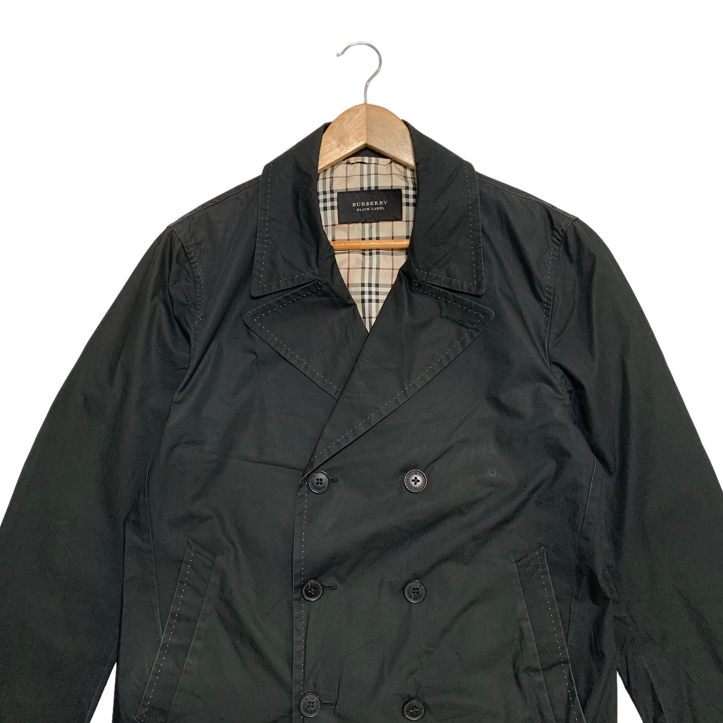 Burberry Burberry Black Label Nova Check Double Breast Jacket Size US M / EU 48-50 / 2 - 4 Thumbnail
